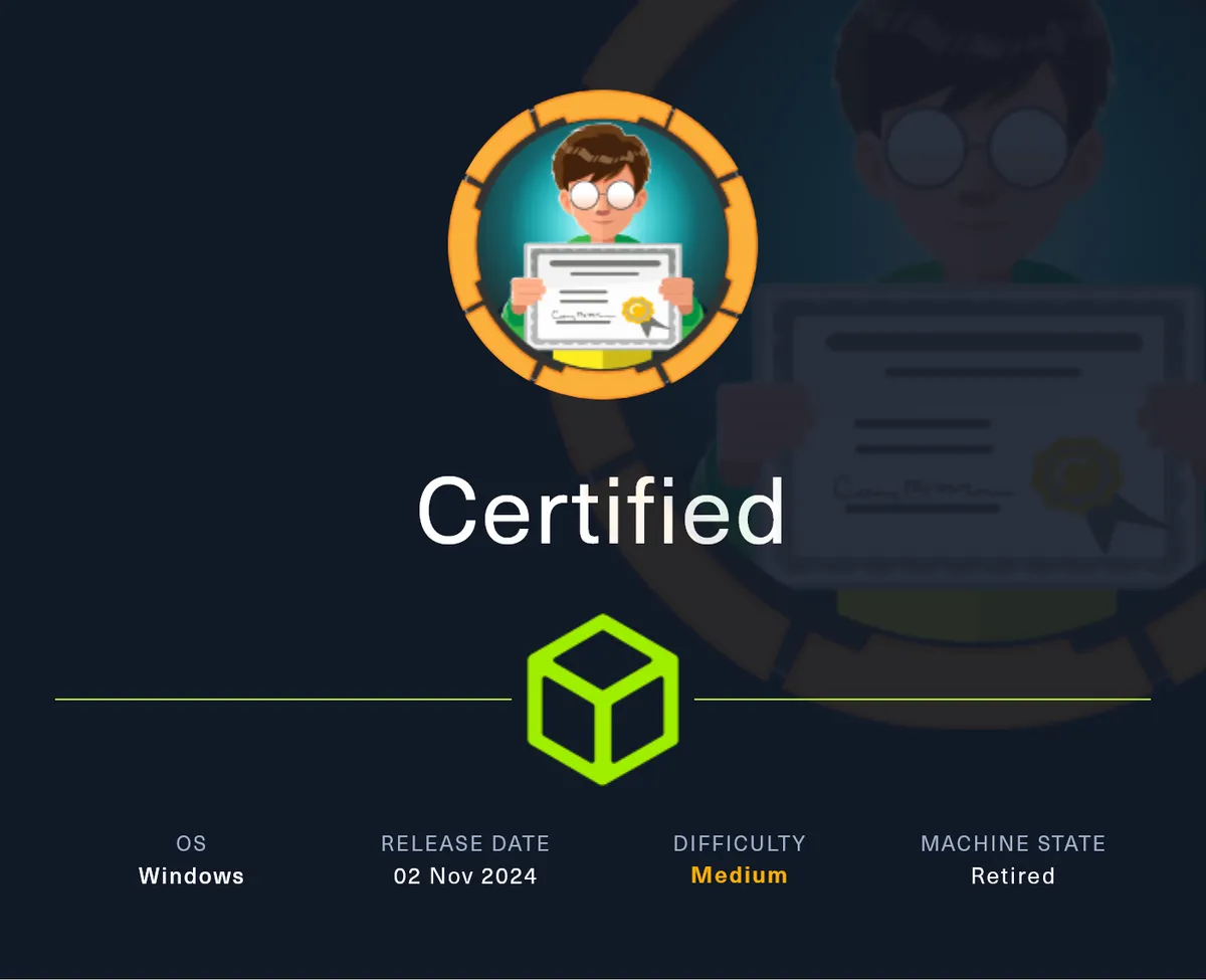 HTB - Certified