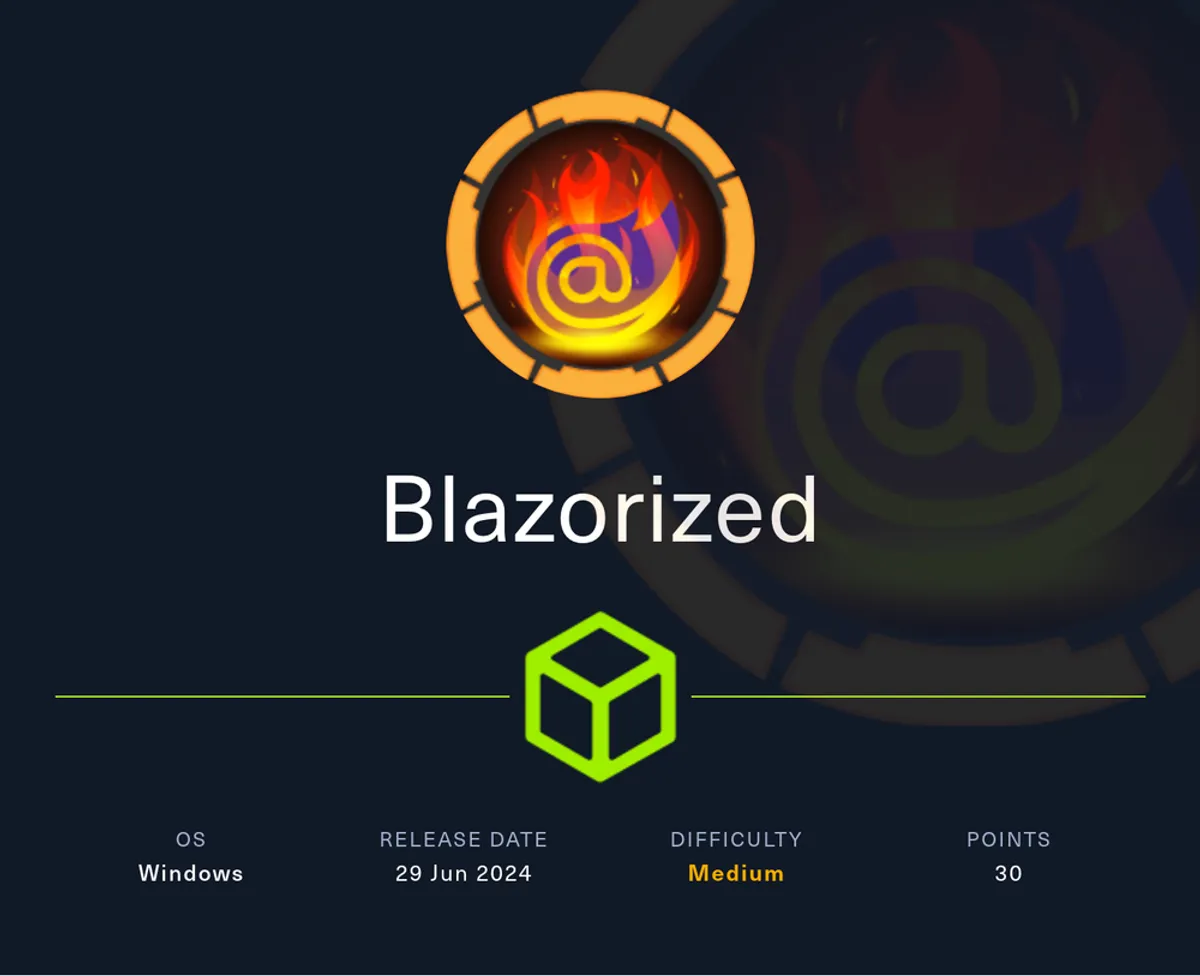 HTB - Blazorized