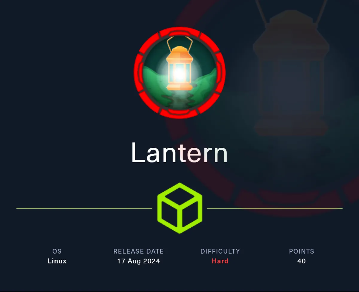 HTB - Lantern