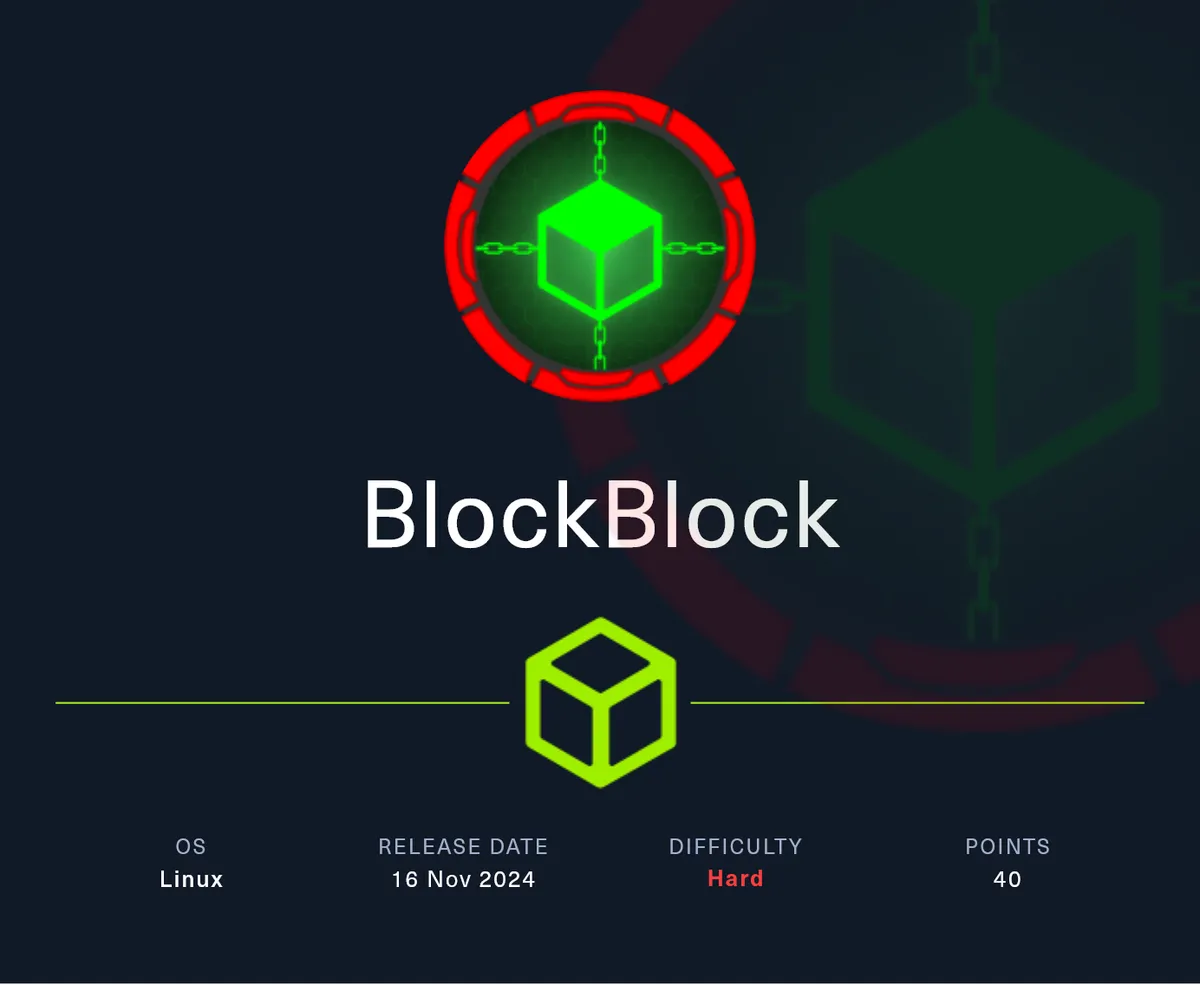 HTB - BlockBlock