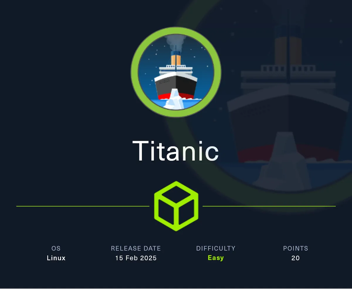 HTB - Titanic